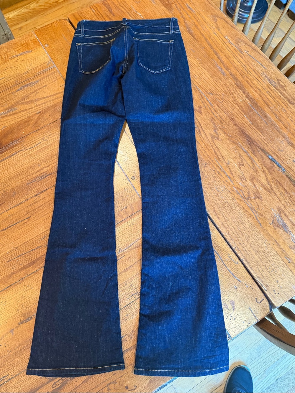 GAP Dark Blue Flare Jeans - Wide Leg Stretch Denim